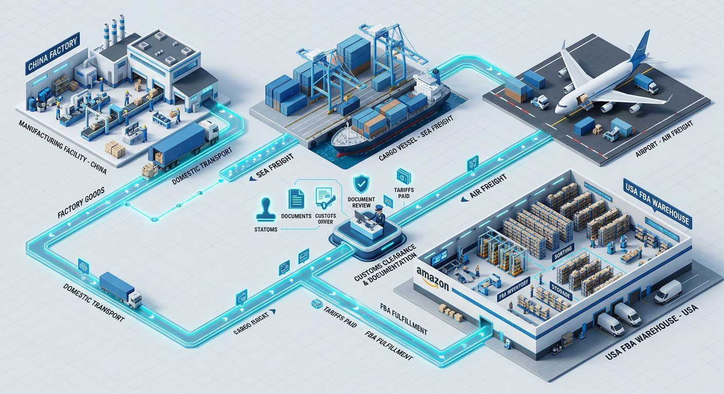 Amazon Freight Guide: Ship China to FBA 2026 | Get Quote