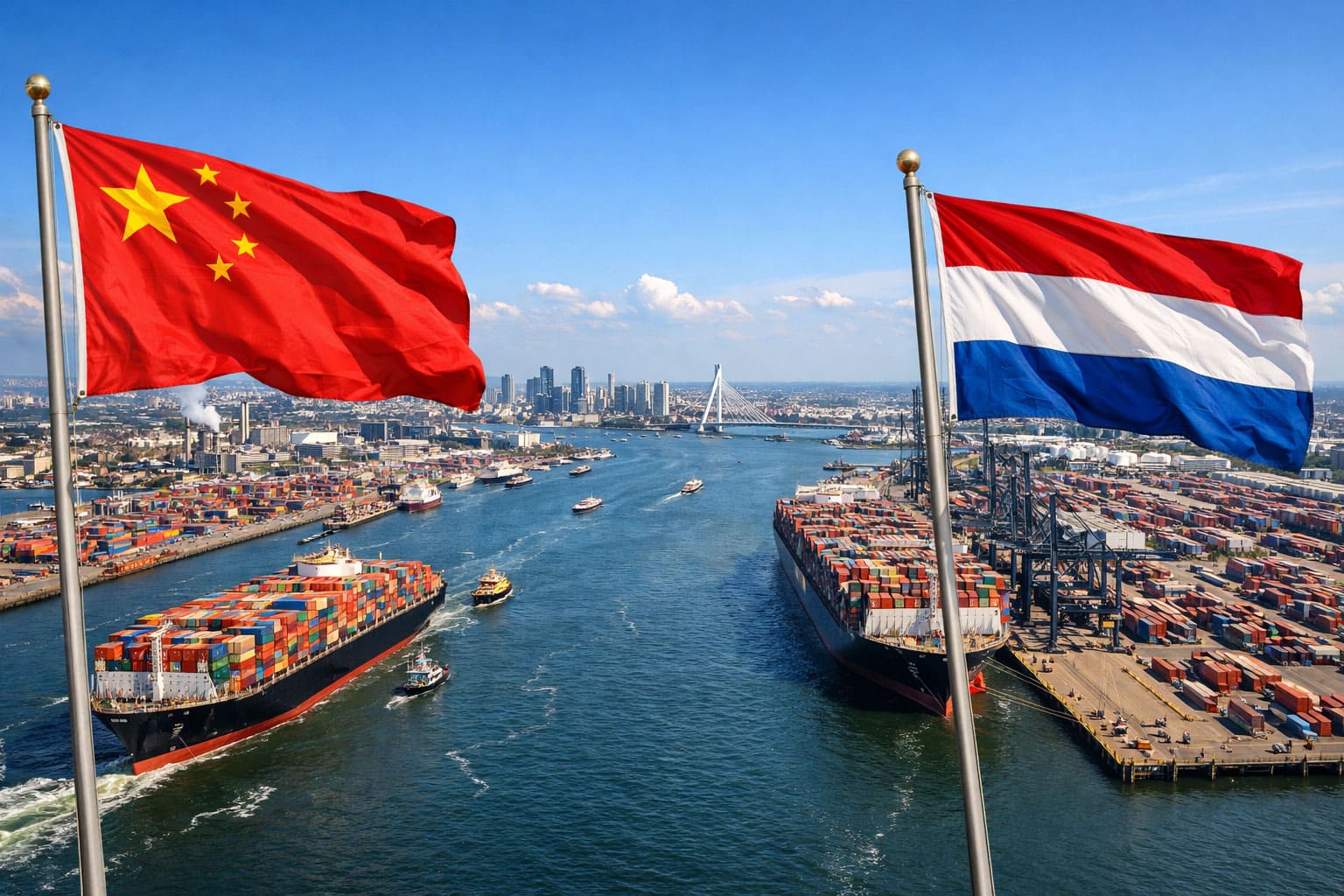 Shipping from China to Netherlands