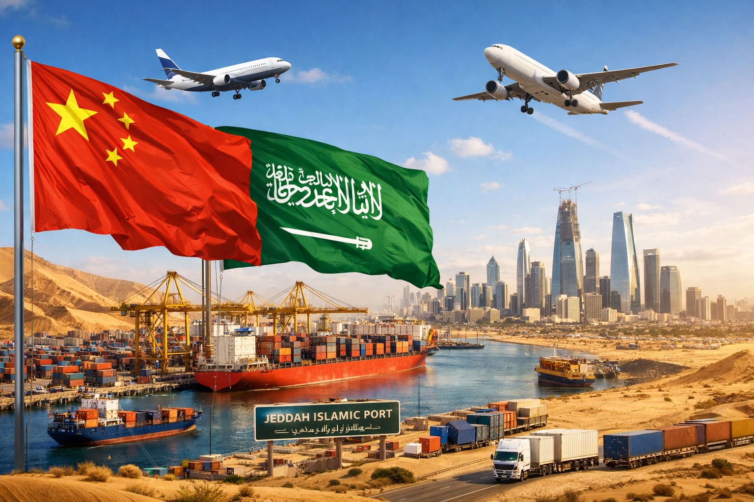 Shipping from China to Saudi Arabia