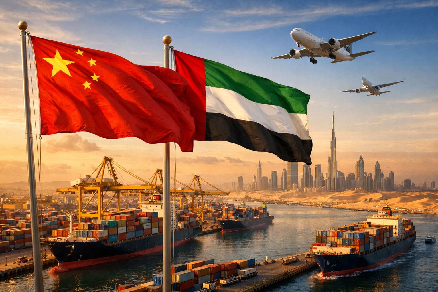 Shipping from China to UAE