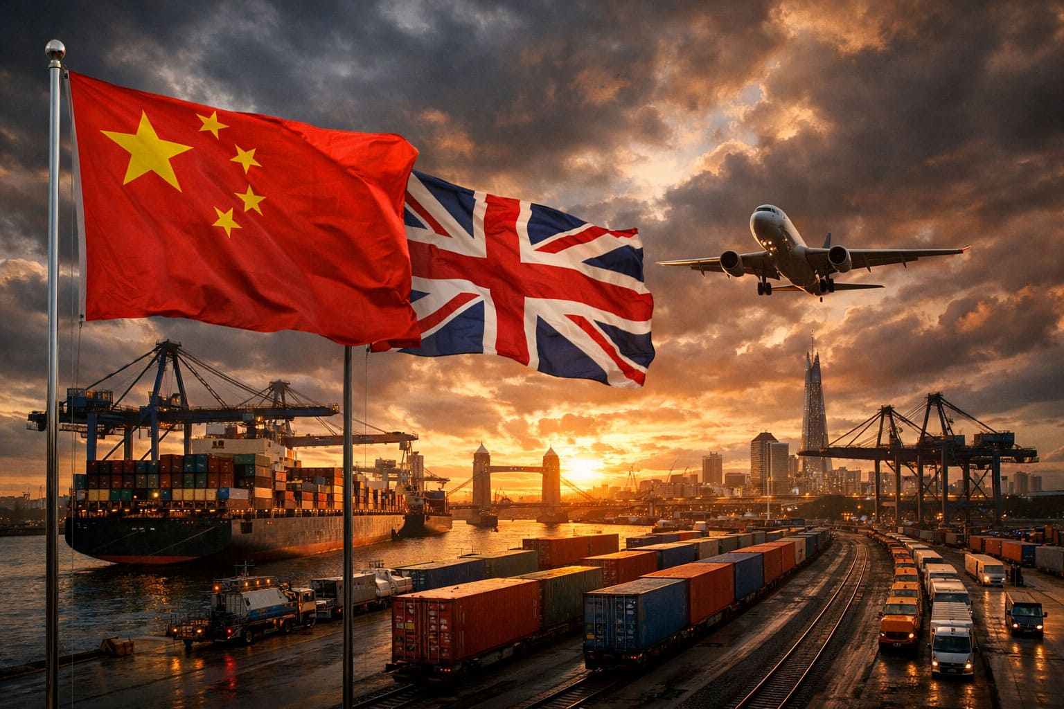 Shipping from China to UK
